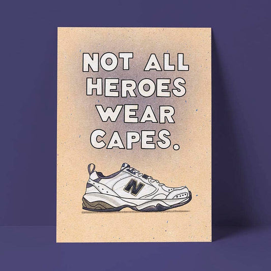 Pretty Good Cards - Enormous White Shoes Card