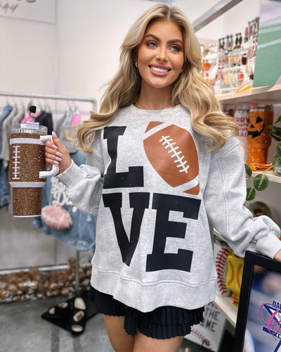 Live Love Gameday® - Comfy Football Fleece-Lined Pullover