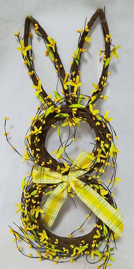 Galt International Company - Yellow Bunny Wreath