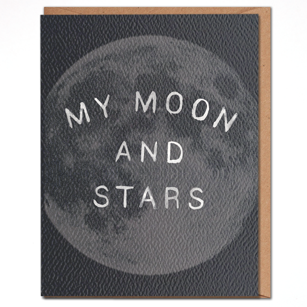 Daydream Prints - My Moon And Stars - Astronomy Love Card