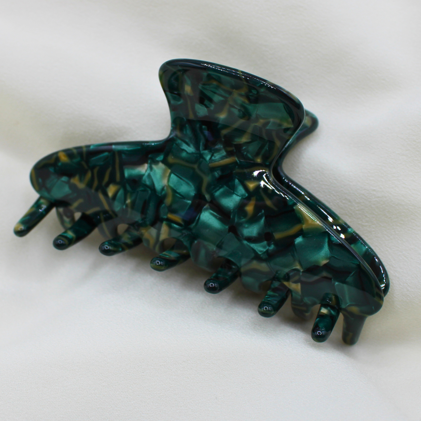 Love Attack - Izumi Cellulose Acetate Hair Claw Clips: Green