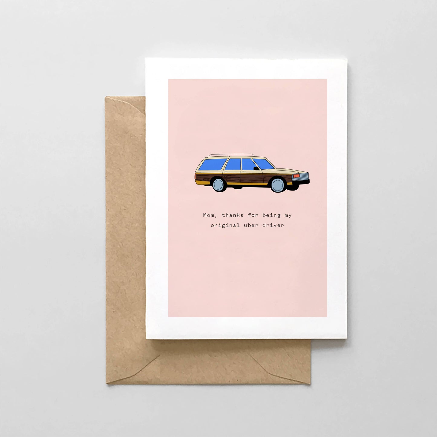 Spaghetti & Meatballs - Uber Driver - Mother's Day Card