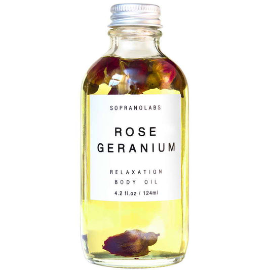 SopranoLabs - Rose Geranium Body Oil