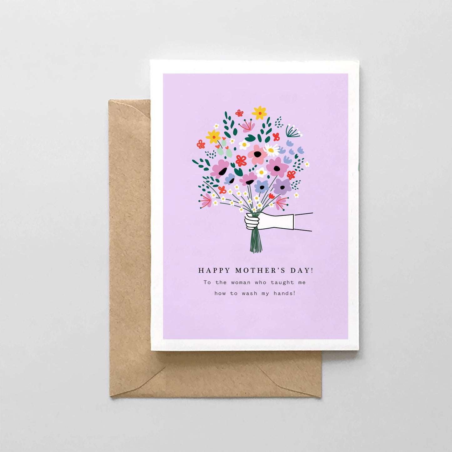 Spaghetti & Meatballs - Wash My Hands - Mother's Day Card