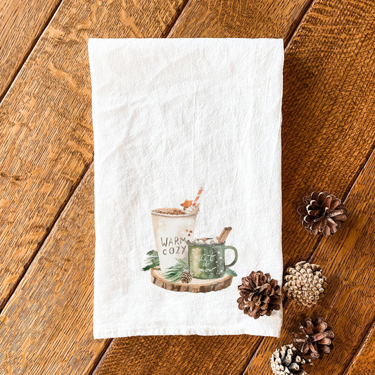 Indigo Tangerine - Warm Drinks - Cotton Tea Towel