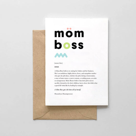 Spaghetti & Meatballs - Mom Boss Card