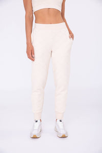 Mono B - Quilted High-Waisted Jogger Pants