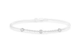 Stia Jewelry: Power of Attraction Bracelet 3 Stone CZ