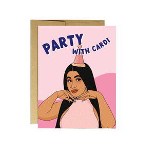 Party Mountain Paper co. - Party Cardi | Birthday Card