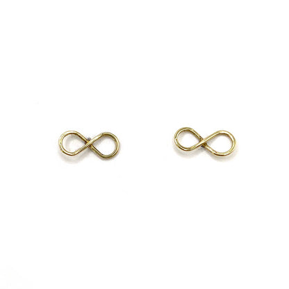 PURPOSE Jewelry - Infinity Studs - Brass