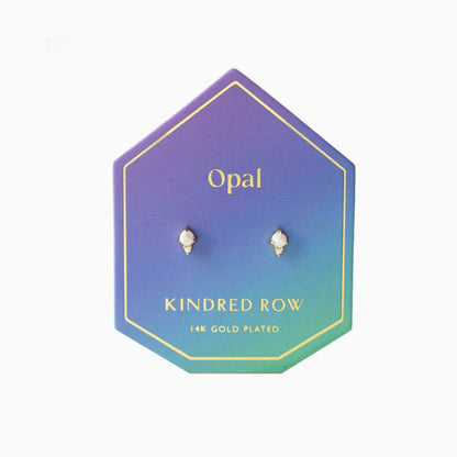 Kindred Row - Opal Gemstone Stud Earrings