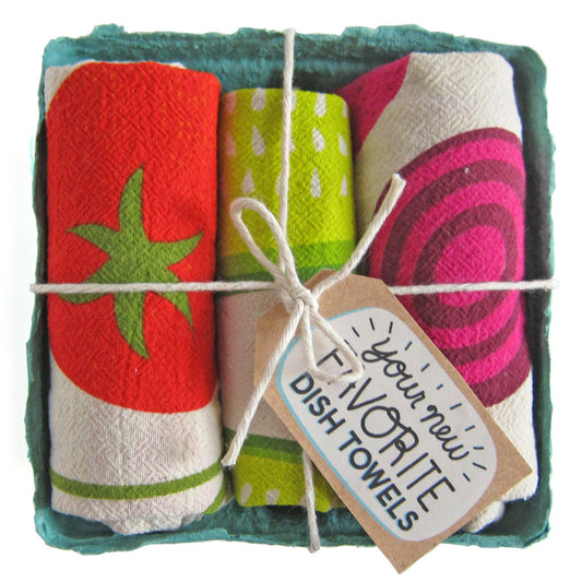 The Neighborgoods - Farmers Market - Dish Towel Set of 3