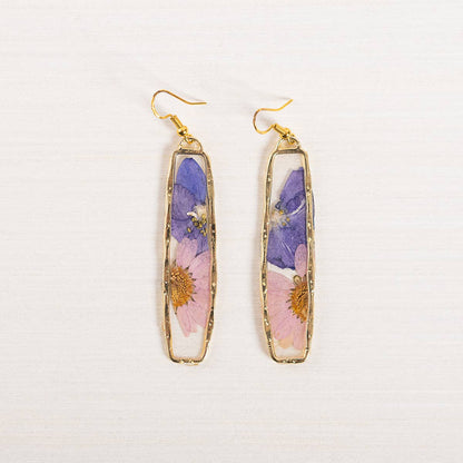 Grit and Grace Studio - Pressed Flower Earring