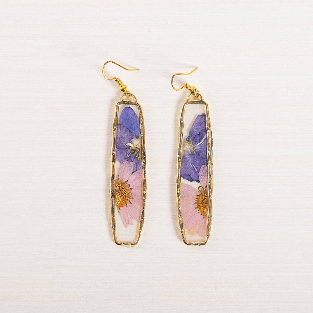 Grit and Grace Studio - Pressed Flower Earring