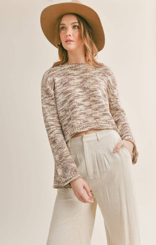 Sadie & Sage - Gabriella Bell Sleeve Sweater