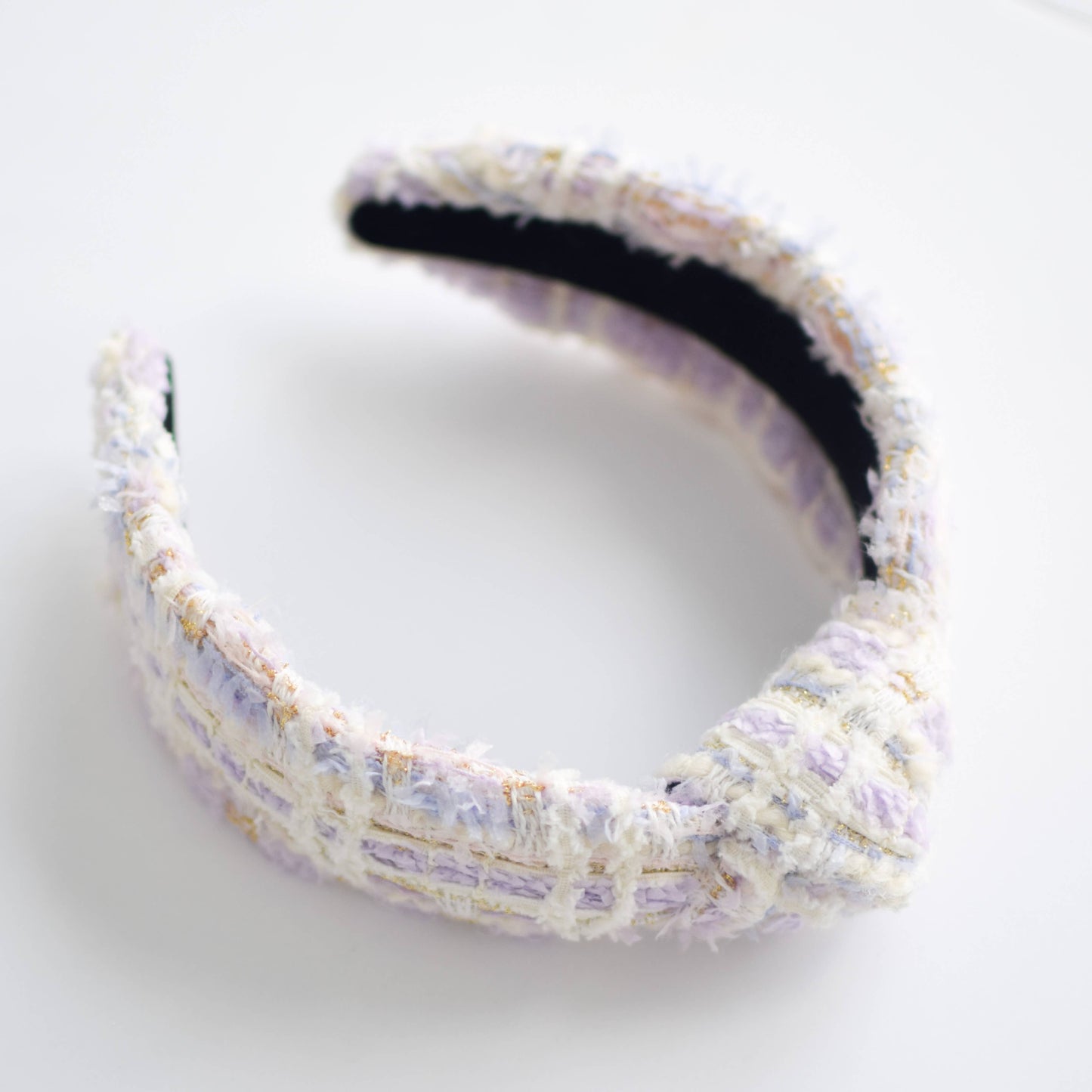 Ronni Blake & Co - Knotted Headband - Lavender Tweed