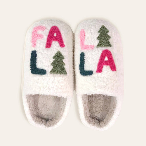The Darling Effect -  Fuzzy Slippers - Fa La La
