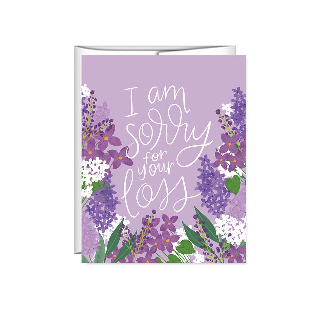 Pen & Paint - I'm Sorry For Your Loss Card, Sympathy Card