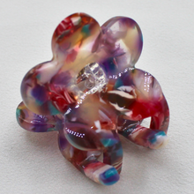 Love Attack - Ayaka Cellulose Acetate Hair Claw Clips: Purple Red Multi
