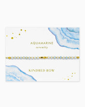 Kindred Row - Aquamarine Healing Gemstone Stacking Bracelet
