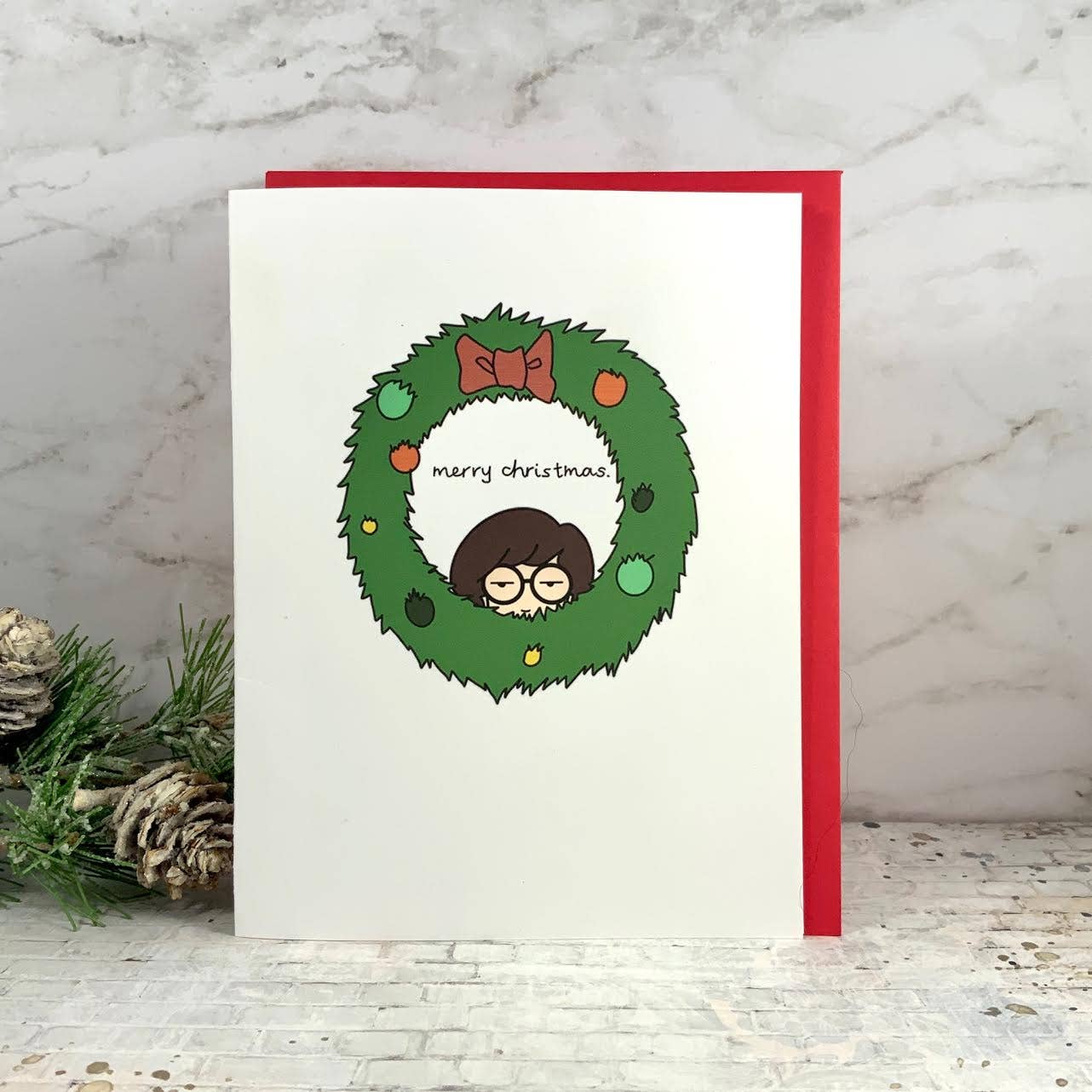 Paper Vibes - Daria - Merry Christmas - 90s Nostalgia Card