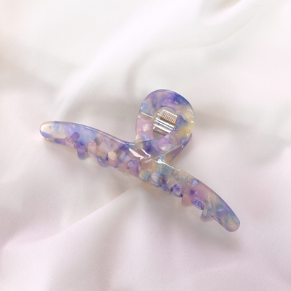 Love Attack - Joanna Cellulose Acetate Hair Claw Clips: Purple Multi