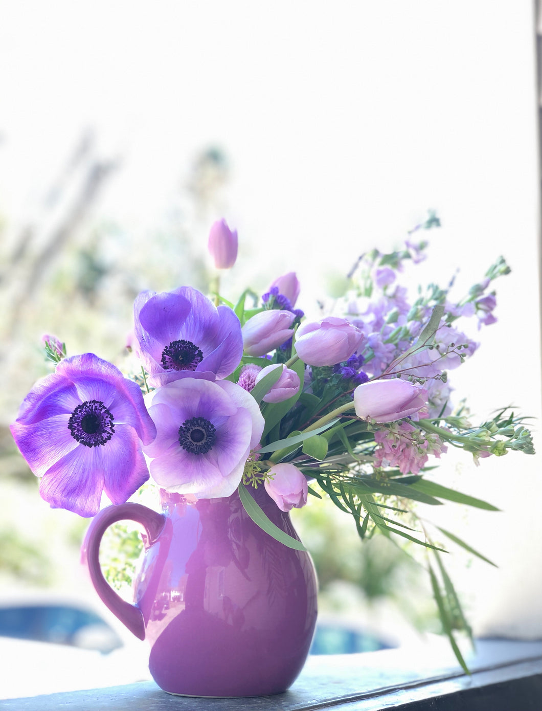 Easter Floral Purple
